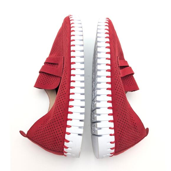 Ilse Jacobsen Tulip Slip-On Causal Shoes Women's Round Toe Red Size US10 EU40 - Picture 6 of 10